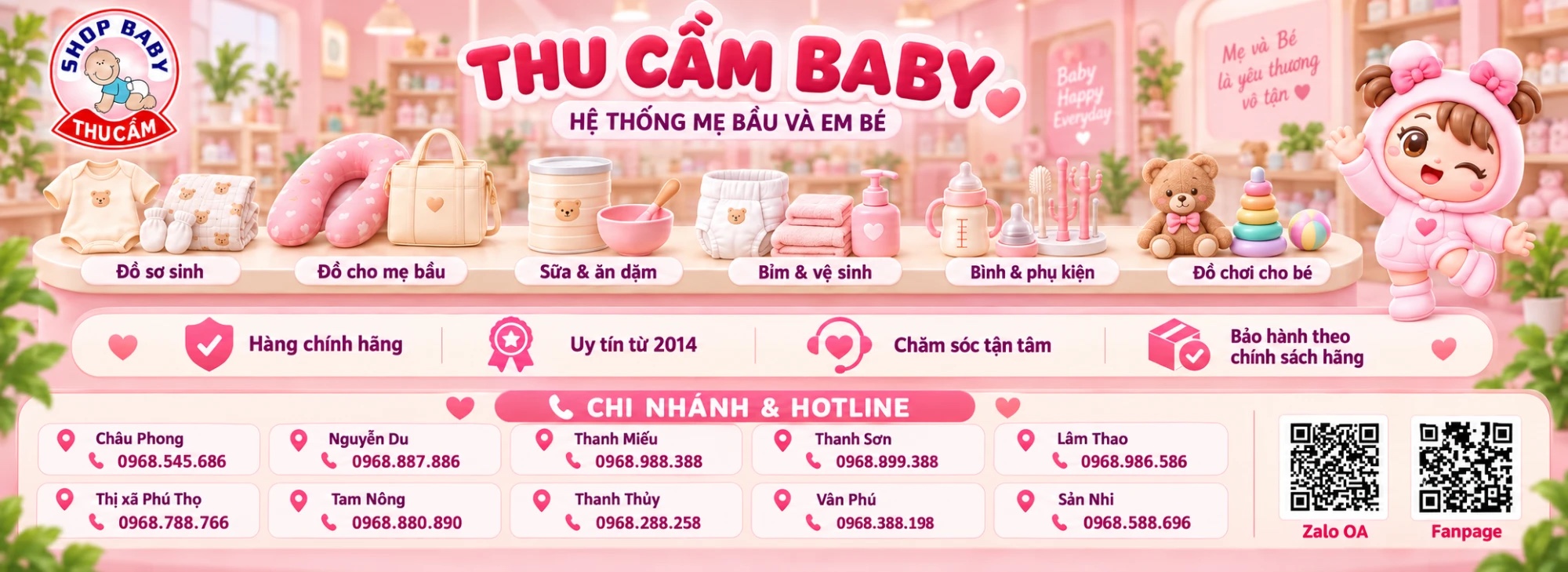 Thu Cầm Baby – Hệ thống mẹ bầu và em bé